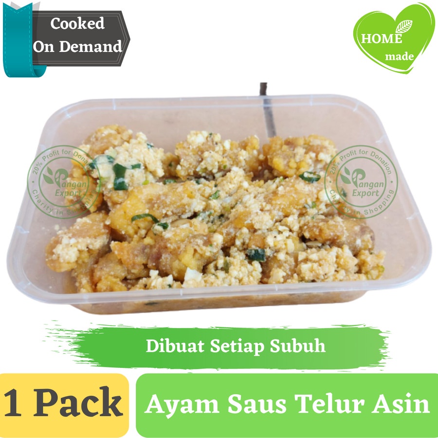 

Ayam Saus Telur Asin , Ayam Siap Makan , Masakan Rumahan