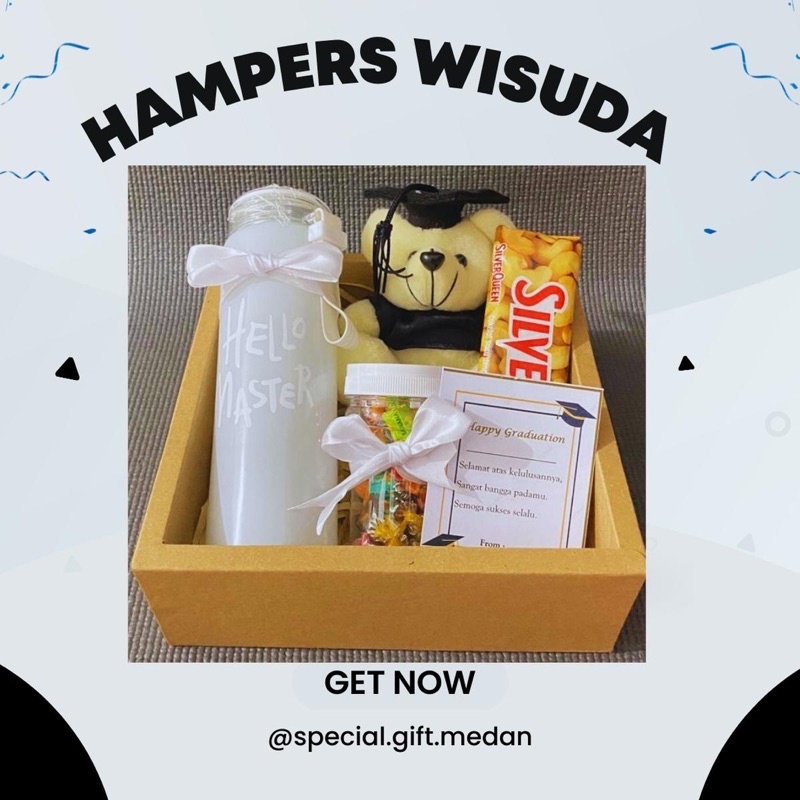 

Hampers Wisuda / Kado wisuda / Hadiah Wisuda / Graduation Hampers