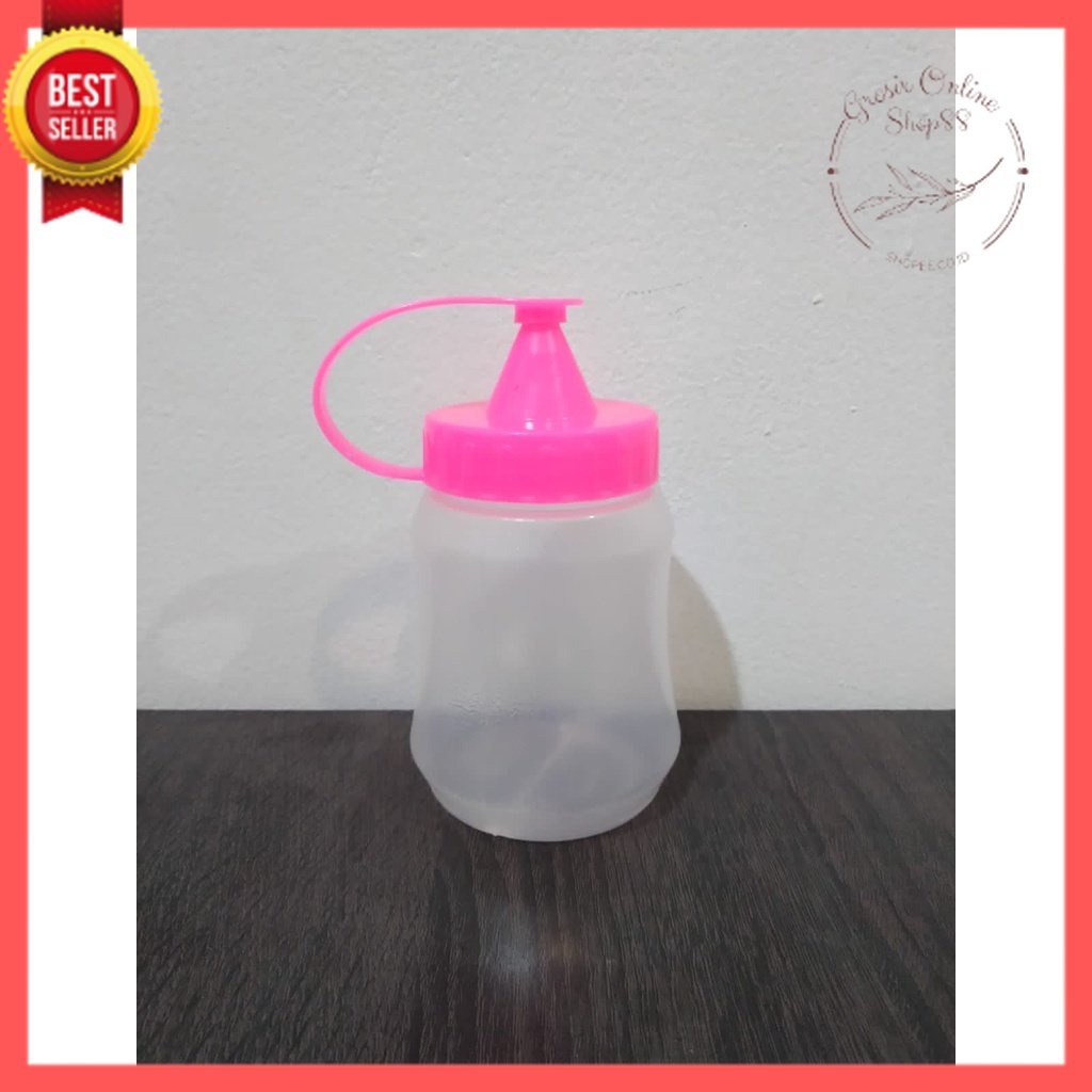 GOS -B115- Botol Kecap Saus - Botol Isi Ulang - Wadah Kecap dan Saus - Botol Plastik Kecap