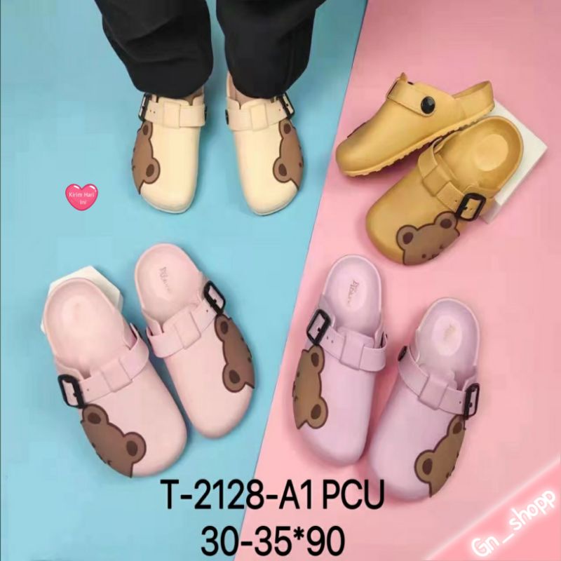 Sandal Kokop Wanita CUTE Korea Style Balance Kekinian 2128