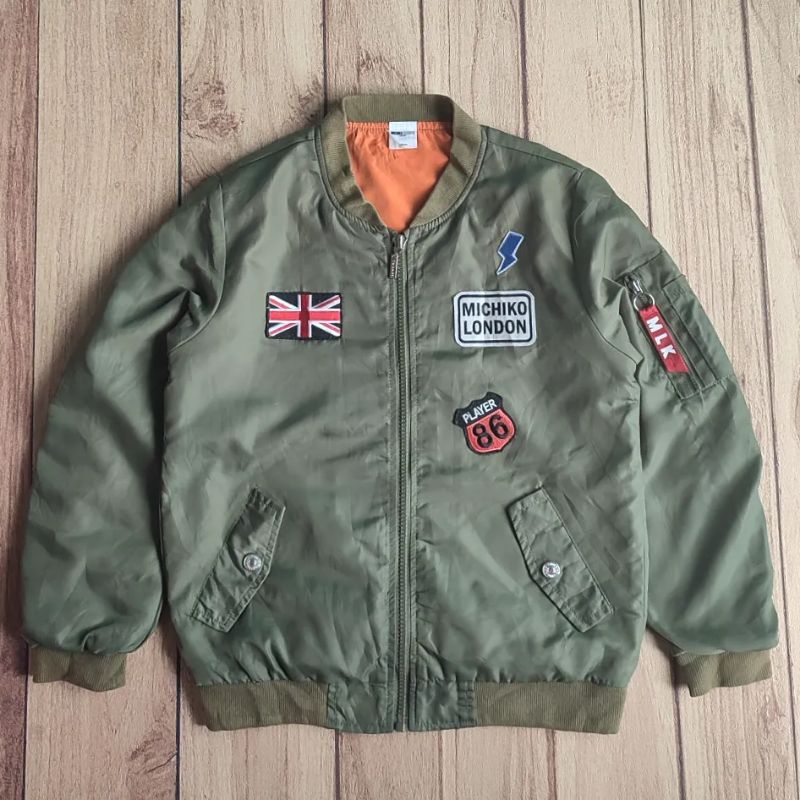 Jaket Anak Bomber Twinkids x Michiko London
