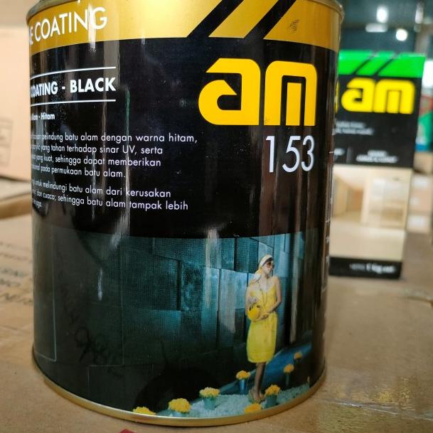 Coating Batu Alam AM 153 Black Glossy
