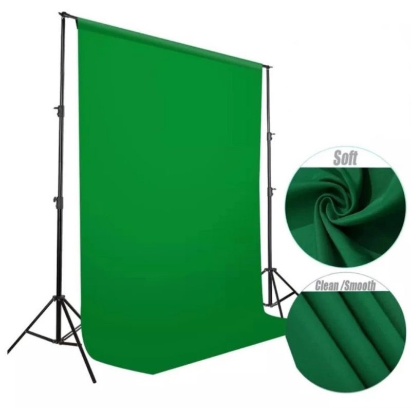 Background foto studio GREN SCREEN 3X6meter . BACKGROUND foto hijau