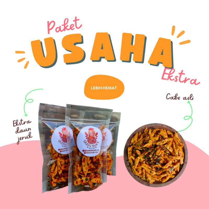 

PAKET USAHA EKSTRA (100pisc)