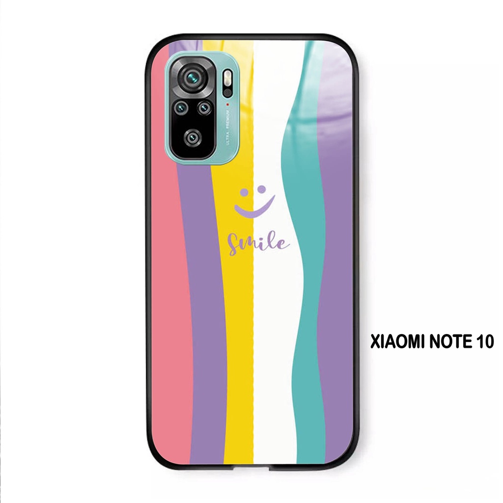 Softcase Kaca XIAOMI REDMI NOTE 10  - Case Handphone XIAOMI REDMI NOTE 10 [T24]