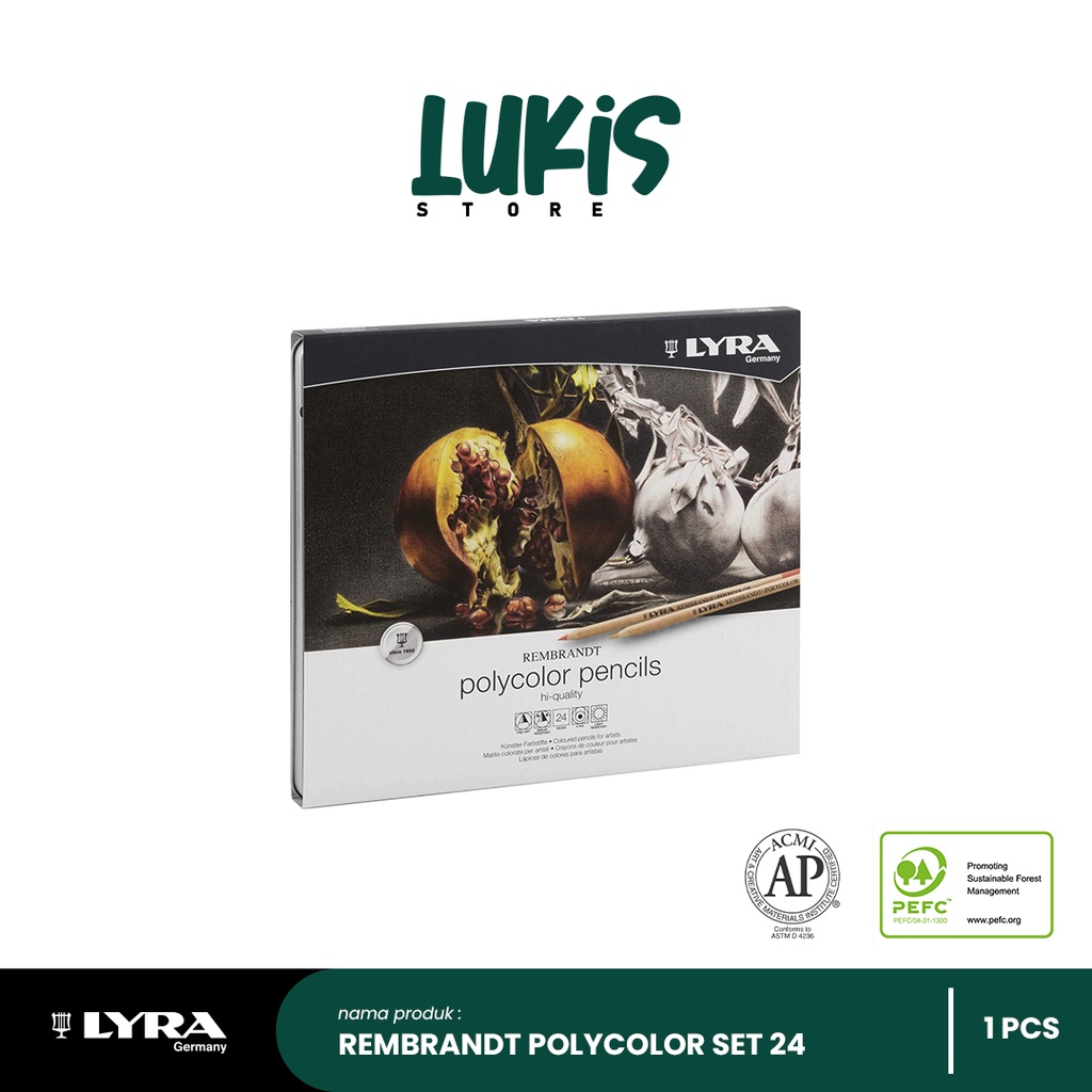 

Pensil Warna LYRA Rembrandt Polycolor Pencils SET 24 | 2001240