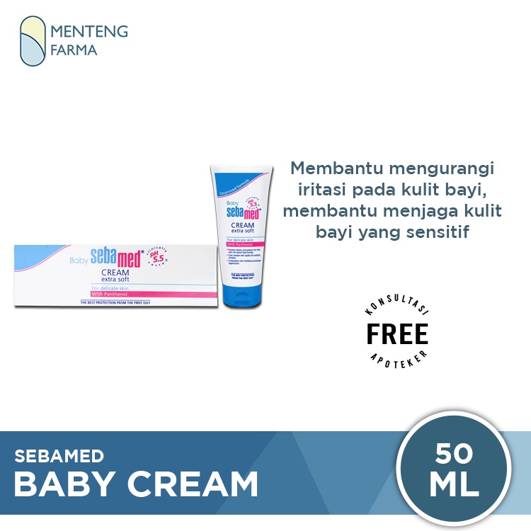 Sebamed Baby Cream Extra Soft 50 ML- Pelindung dan Pelembab Kulit Bayi