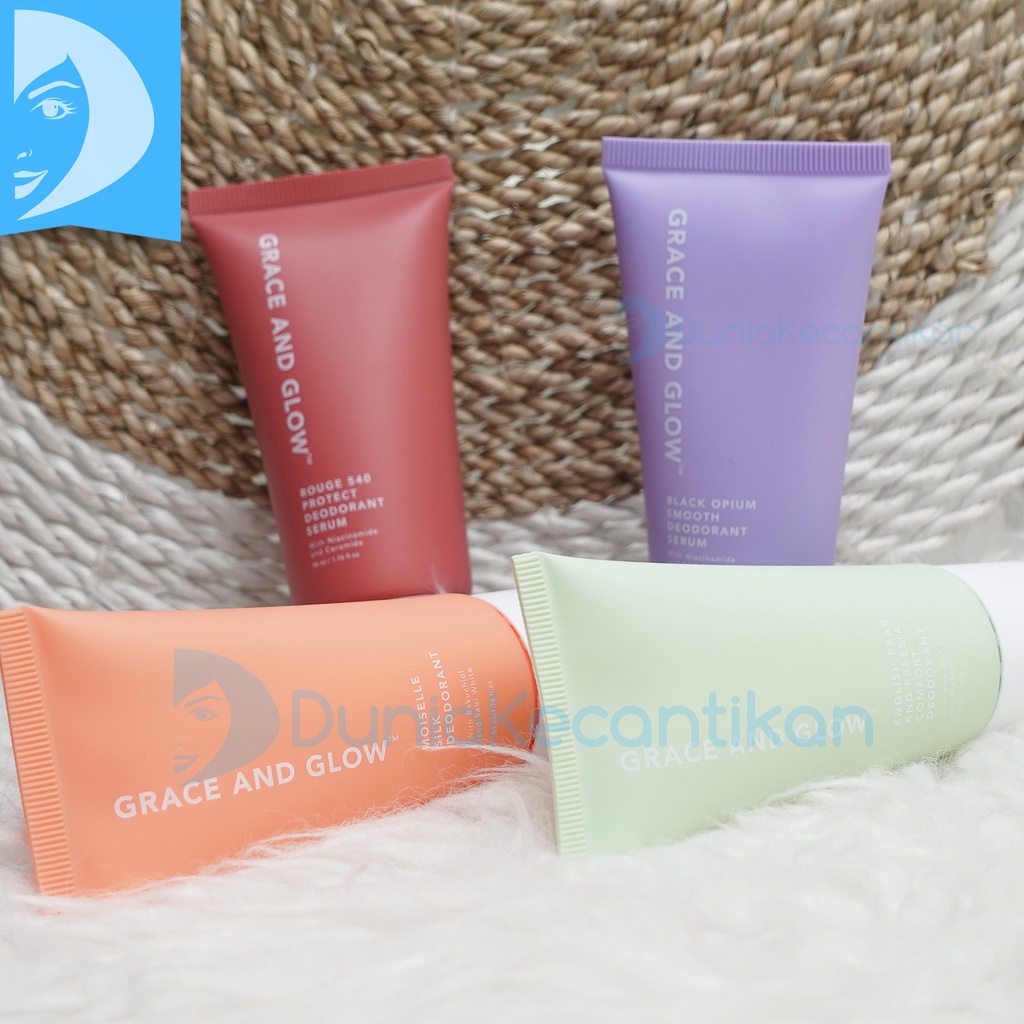 Grace and Glow Deodorant Roll On Serum Protect Deo Penghilang Bau Badan Grace &amp; Glow Deo BPOM Pemutih Ketiak