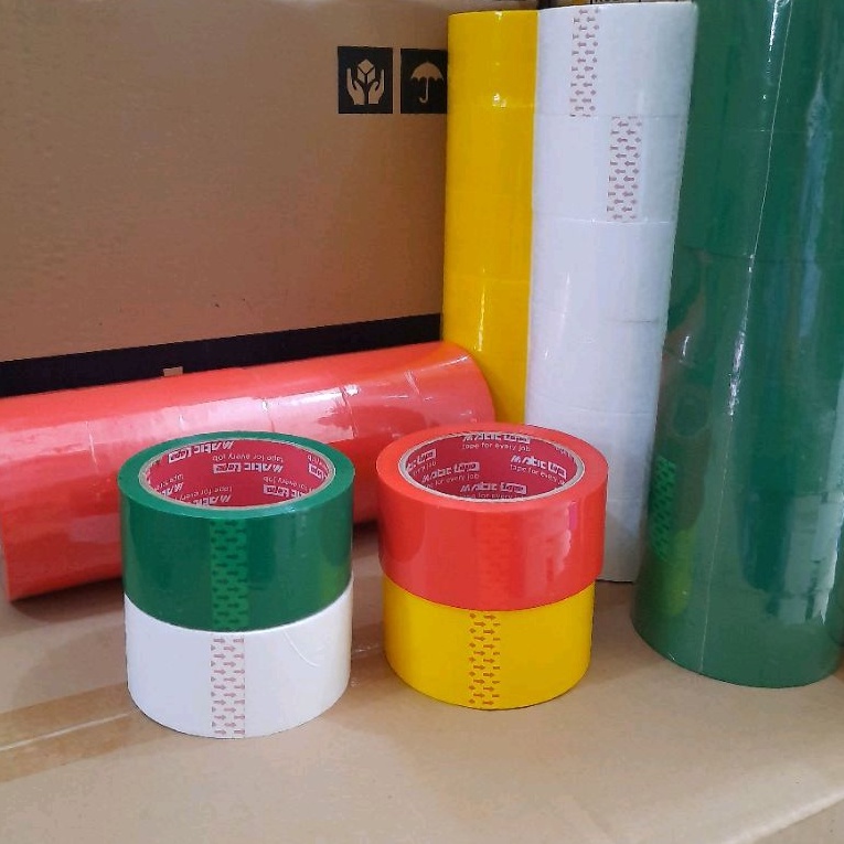 Jual lakban warna warni 45mm X 80 yard / lakban murah / isolasi warna