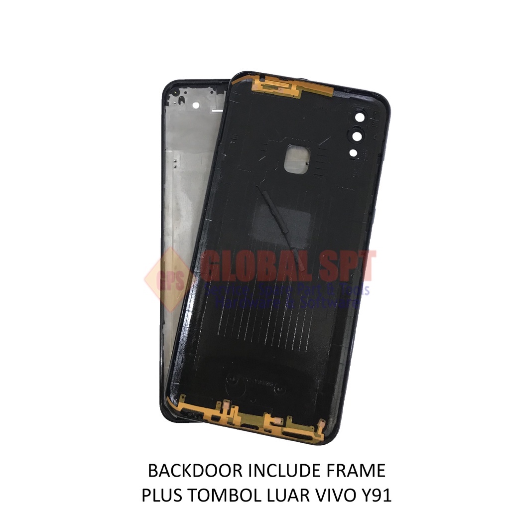 BACKDOOR VIVO Y91 INCLUDE FRAME / BACK COVER / TUTUP BELAKANG