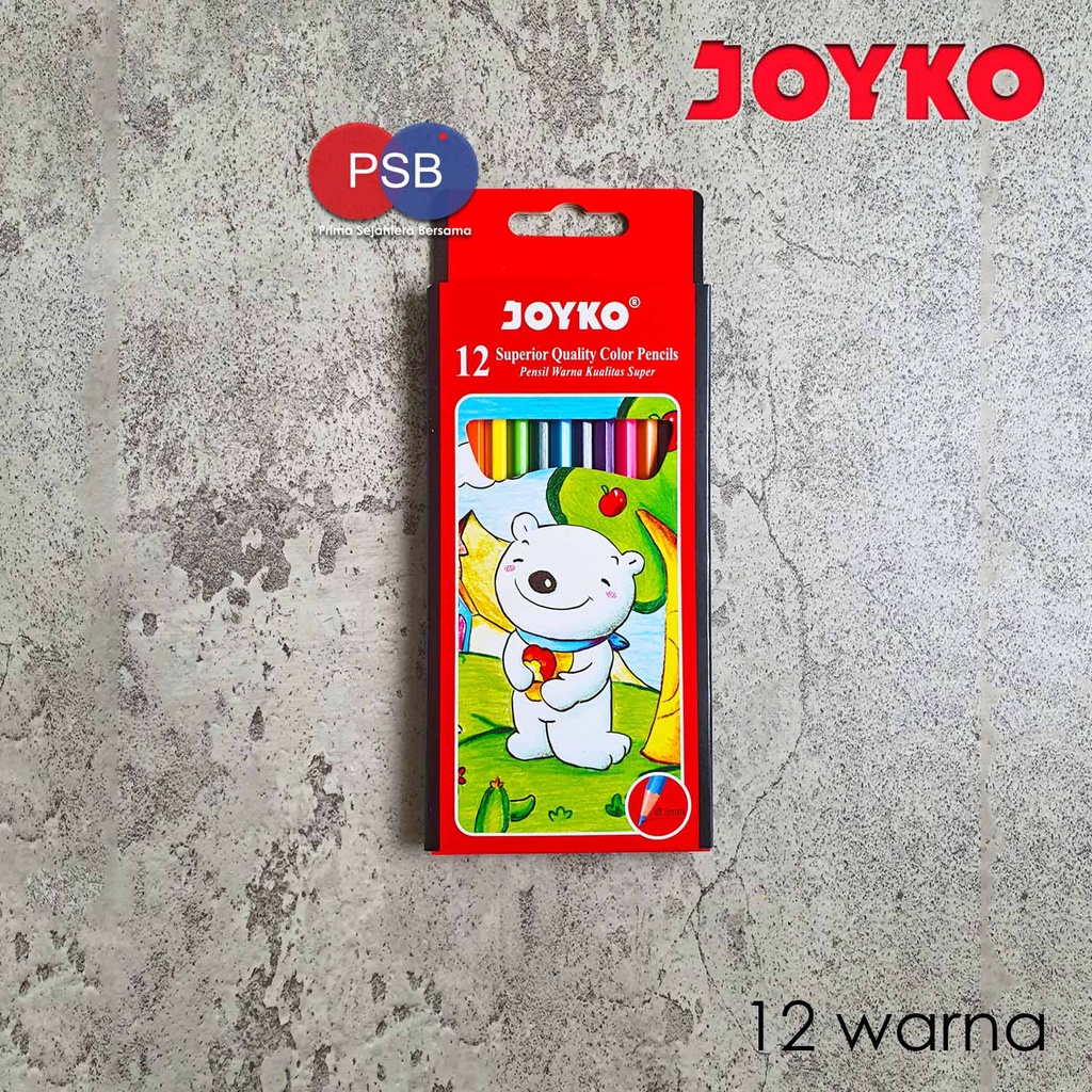 

pensil warna joyko 12 warna / Color Pencil Joyko 12 colors