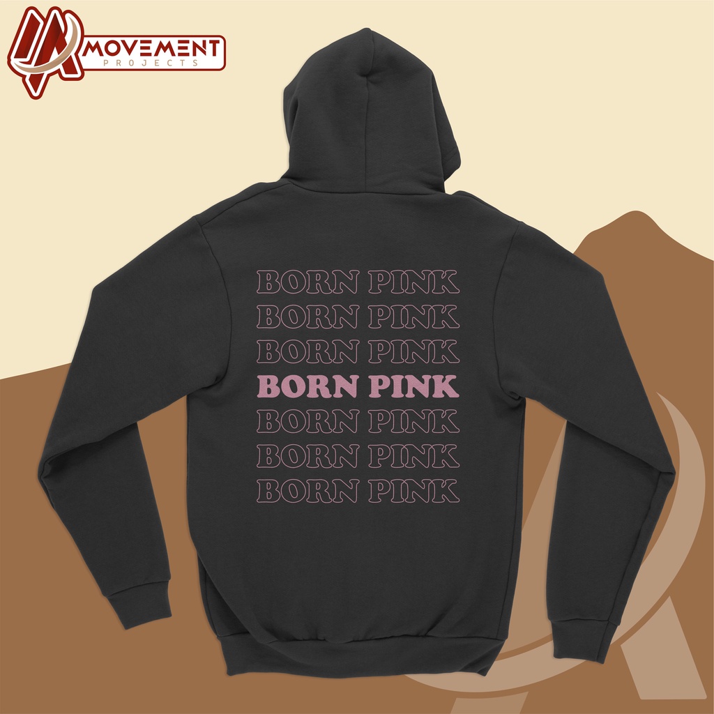 [PREMIUM] HOODIE - BORNPINK BLACKPINK WORLD TOUR VER.1 (PULL OVER &amp; ZIPPER)
