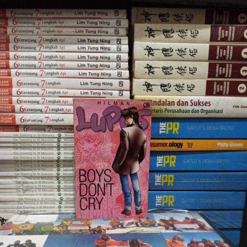 NOVEL ORIGINAL LUPUS BOYS DON'T CRY HILMAN BEKAS