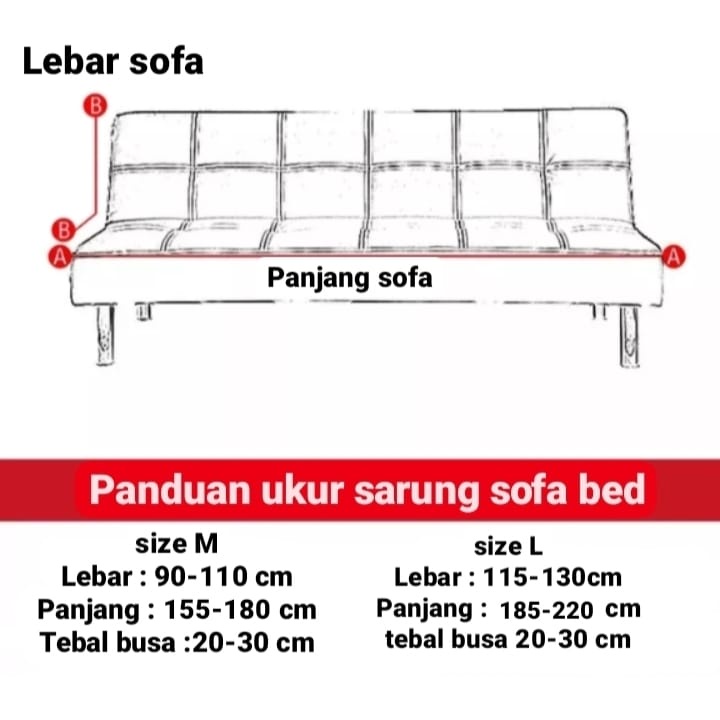 cover sarung sofa bed sarung sofa bed RUMBAI