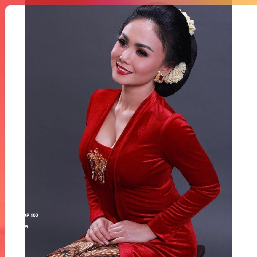 ATASAN KEBAYA KUTU BARU BLUDRU MAROON Kebaya Bludru