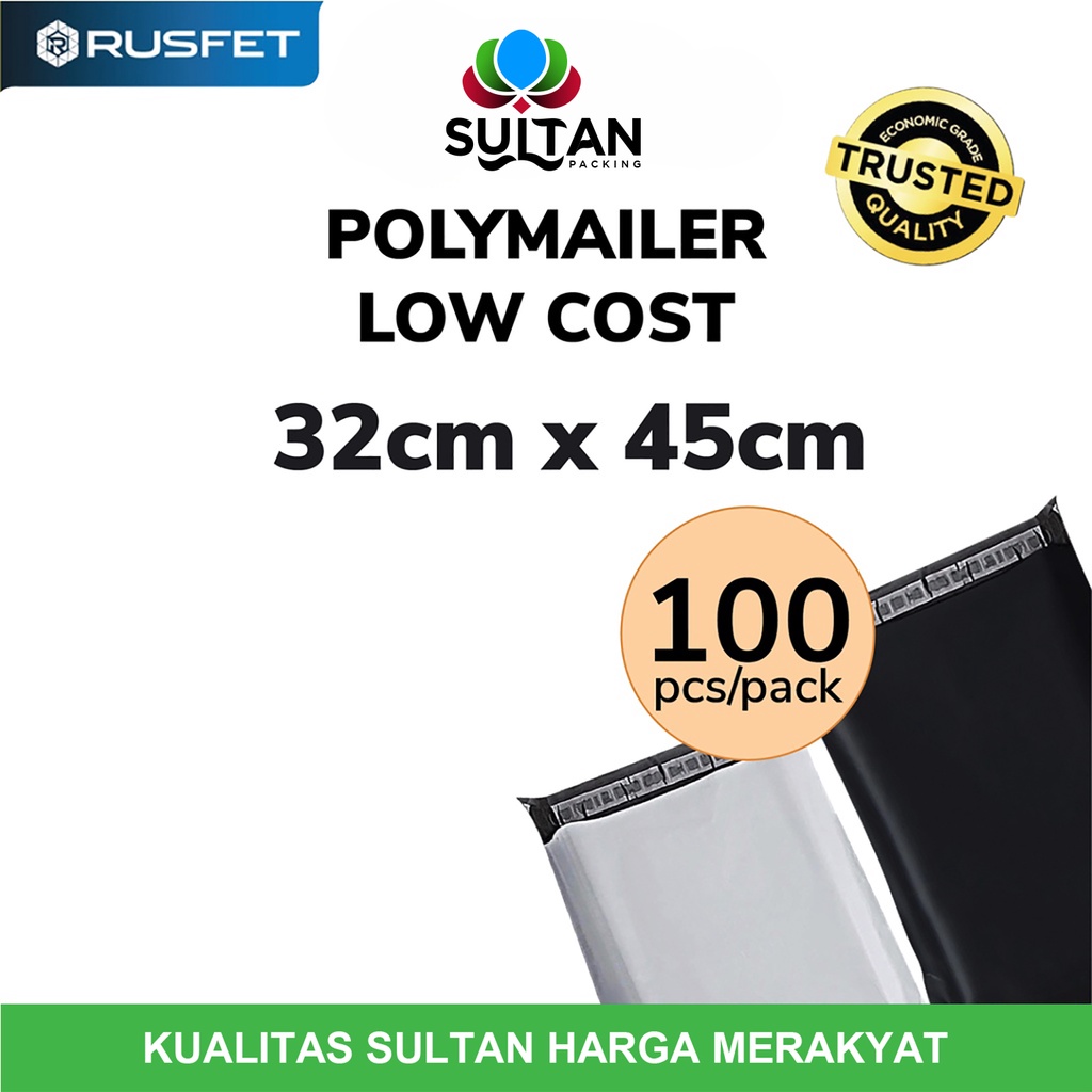 

Plastik Polymailer PACK LOW COST Amplop Polimailer 32x45cm RUSFET