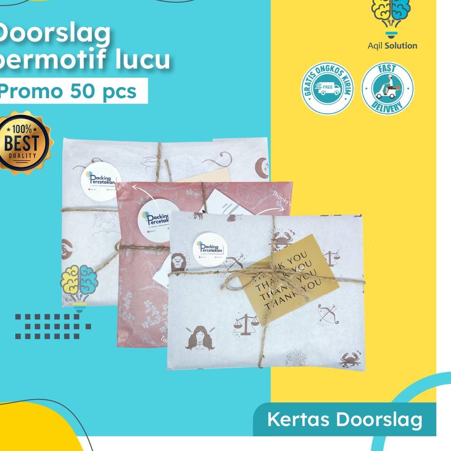 

New 50 pcs wrapping Paper Motif/ Kertas Tisu/ Dorslag Motif by aqil solution ダ