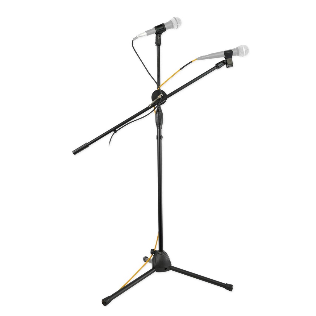 Stand Microphone Standing Holder Hp Universal Tripod Microphone 2 Mic