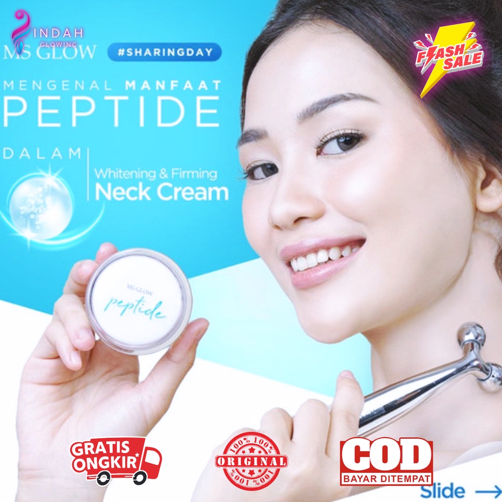 NECK CREAM MS GLOW FREE ROLER / KRIM LEHER MS GLOW TERMURAH