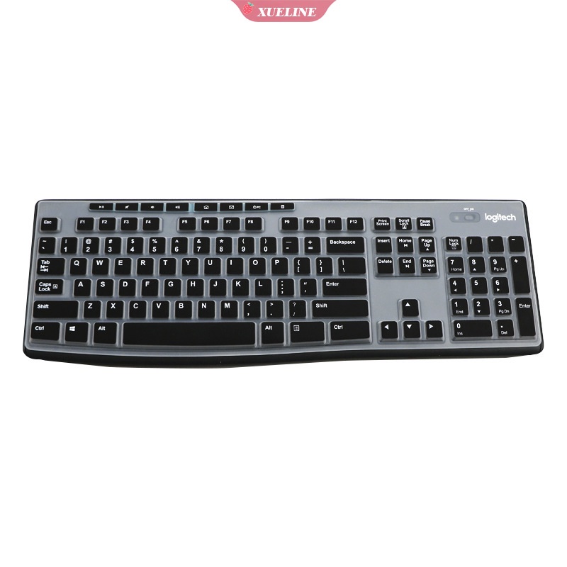 1 Case Pelindung Keyboard Bahan Silikon Ultra Tipis Untuk Logitech MK270 MK275 MK200 K270