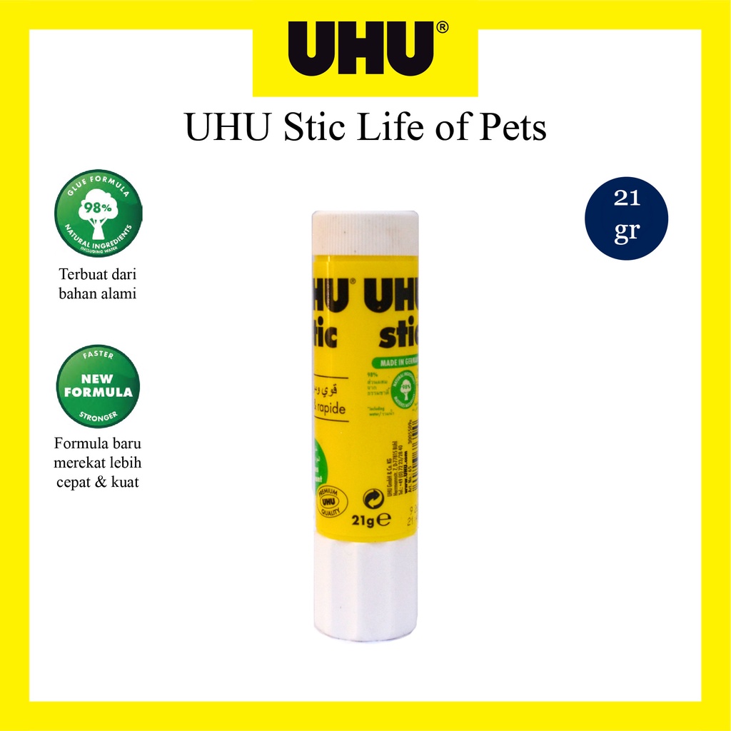 

HJK Lem UHU Stick 21 Gram / Lem Stik Putar / Original Made In Germany