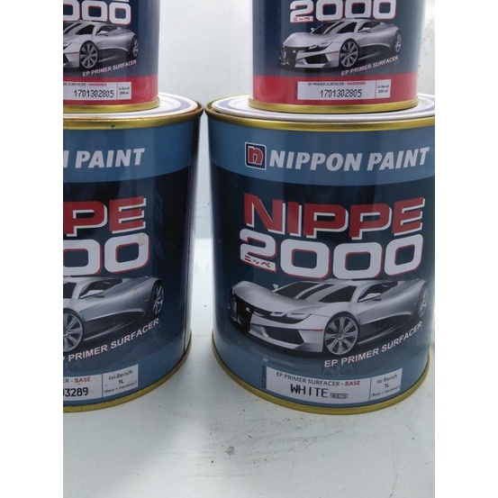 Cat Nippe Epoxy Primer (EP) Surfacer Base & White / Cat Dasar