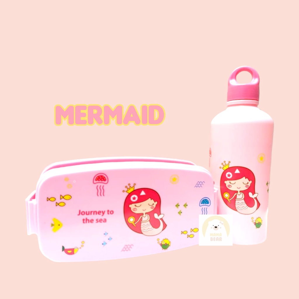 Tempat Bekal Bento Lunch Box Anak Cute Kotak Makan Anak