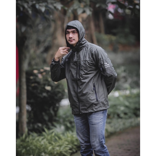 Jaket Outdoor The Bojiel Nasa Green Army Jaket Parasut Jaket Pria Jaket Outdoor