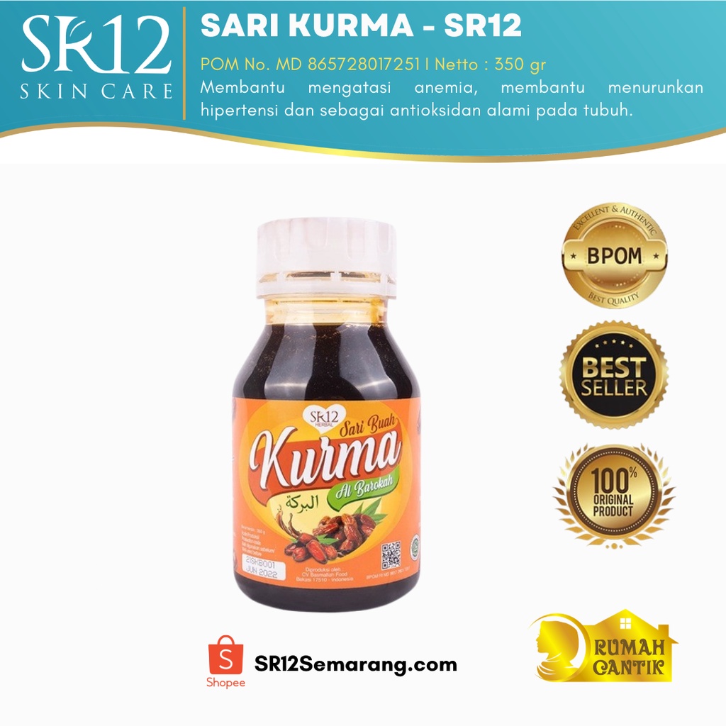 

SARI BUAH KURMA AL - BAROKAH SR12 HERBAL