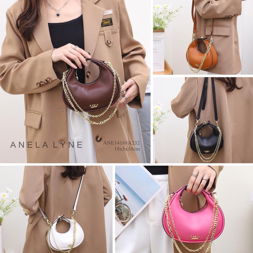 ANELA LYNE MINI CRESCENT HOBO BAG ANE1418#A232 ORIGINAL