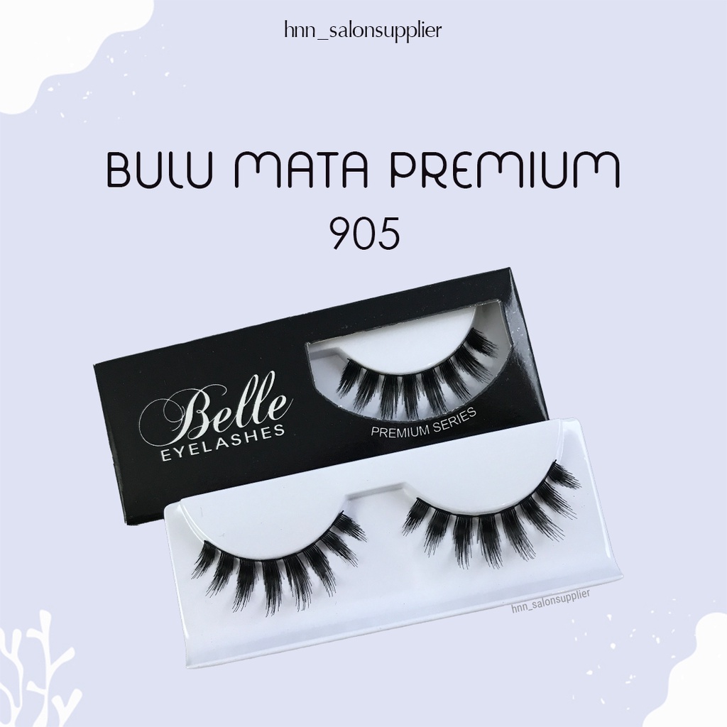 905 Bulu Mata Palsu Handmade Fake Eyelash Eye Lashes Lash Artifivial Belle Eyelashes