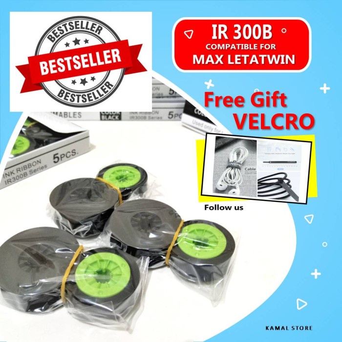 Barcode Ink Ribbon Letatwin Max Lm-Ir300B