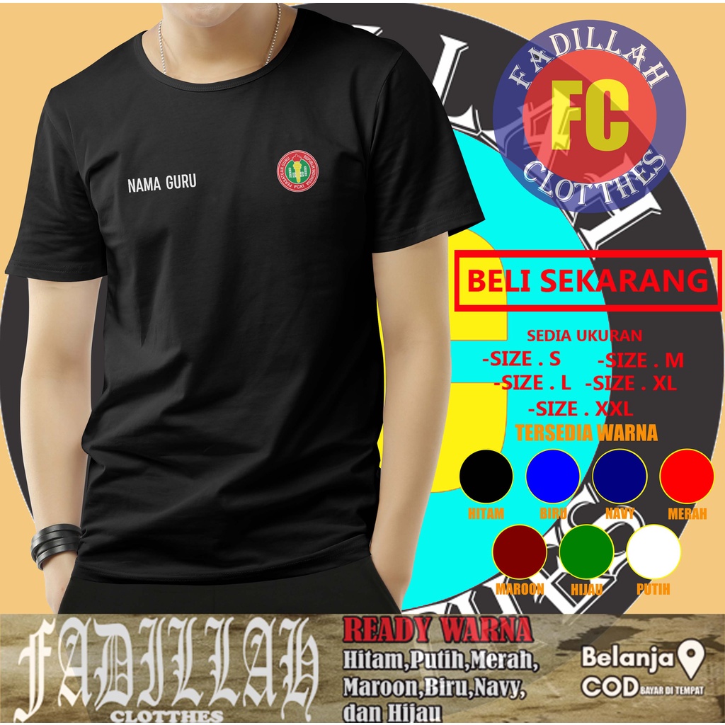 Kaos Baju PGRI Request Nama Kaos Distro