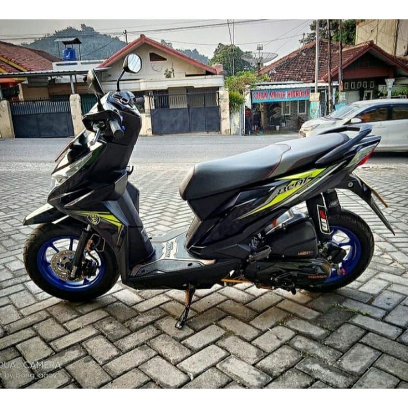 striping lis standar ori beat 2019 corak hijau striping standar beat 2019