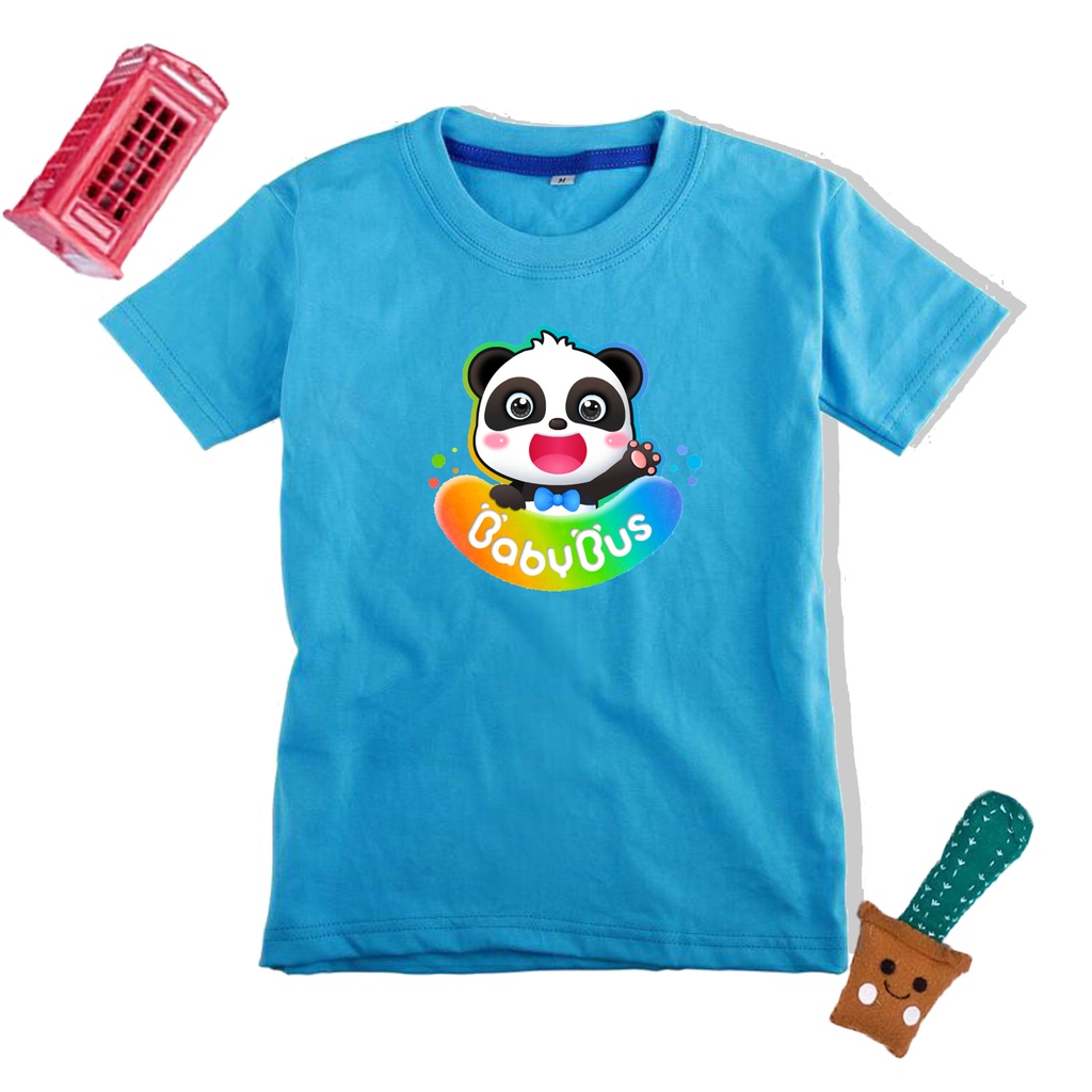 PVJ - Kaos Anak Distro BABY BUS Anak Perempuan Cotton Combed 30s