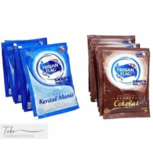 

Susu Bendera Frisian Flag 1 Renceng Isi 6 Sachet-Eceran