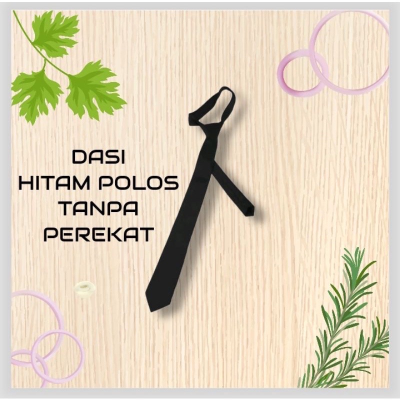 TERMURAH DASI HITAM /DASI OSPEK/ Dasi kerja