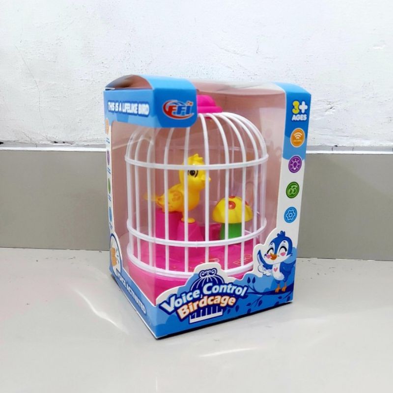Mainan Burung Kicau Voice Control - Hearful Bird Baterai Anak Laki Perempuan