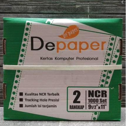 

HRG DISKON Continuous form Depaper 9,5 x 11 2 ply full / prs