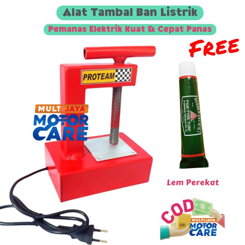 FULL BONUS Alat Tambal Ban Listrik Bonus Karet Tambal Ban | Penambal Ban Elektrik