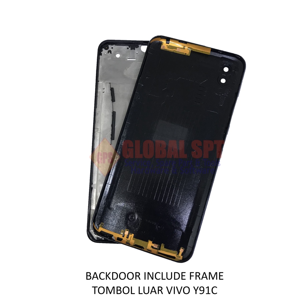 BACKDOOR VIVO Y91C INCLUDE FRAME / BACK COVER / TUTUP BELAKANG