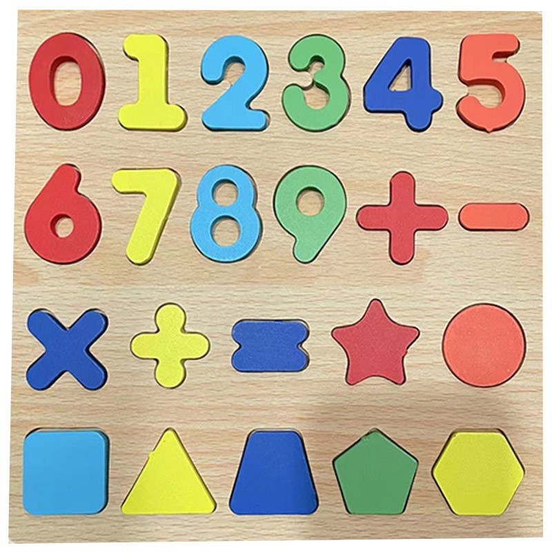 Mainan wooden puzzle huruf anak, Puzzle kayu hurtuf angka bentuk anak