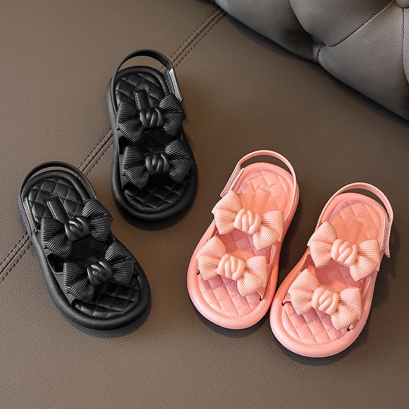 HappyOliver HOWIE RIBBON 1538 Sandal Anak Perempuan Bahan Karet Model Lucu 3-9 Tahun Import