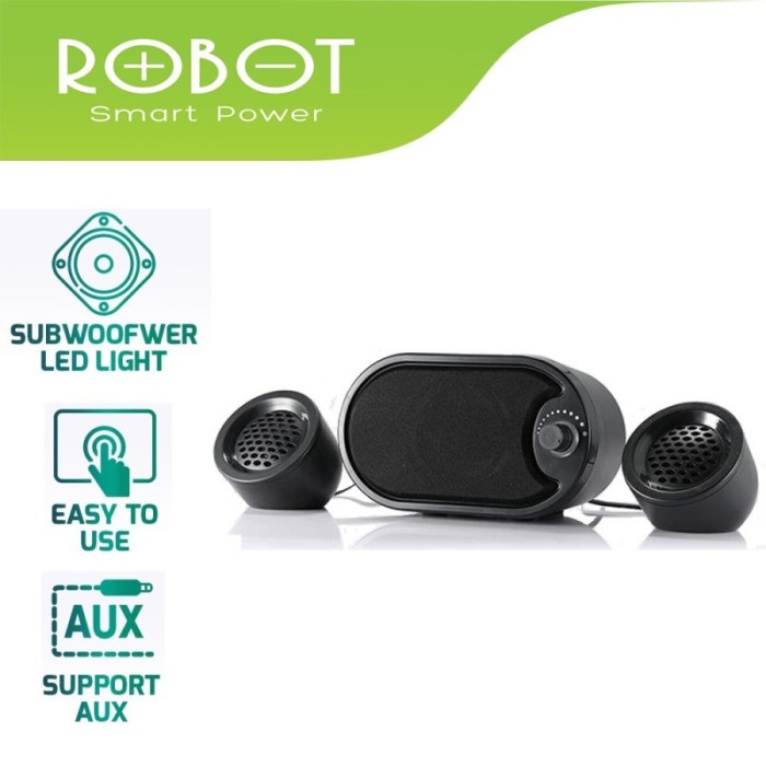 speaker SPEAKER STEREO MULTIMEDIA USB PORTABLE PC LAPTOP HP ROBOT RS 170(M0W8) Speaker Bluetooth Bas