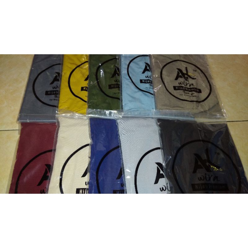 Pasmina instan jersey premium non pet