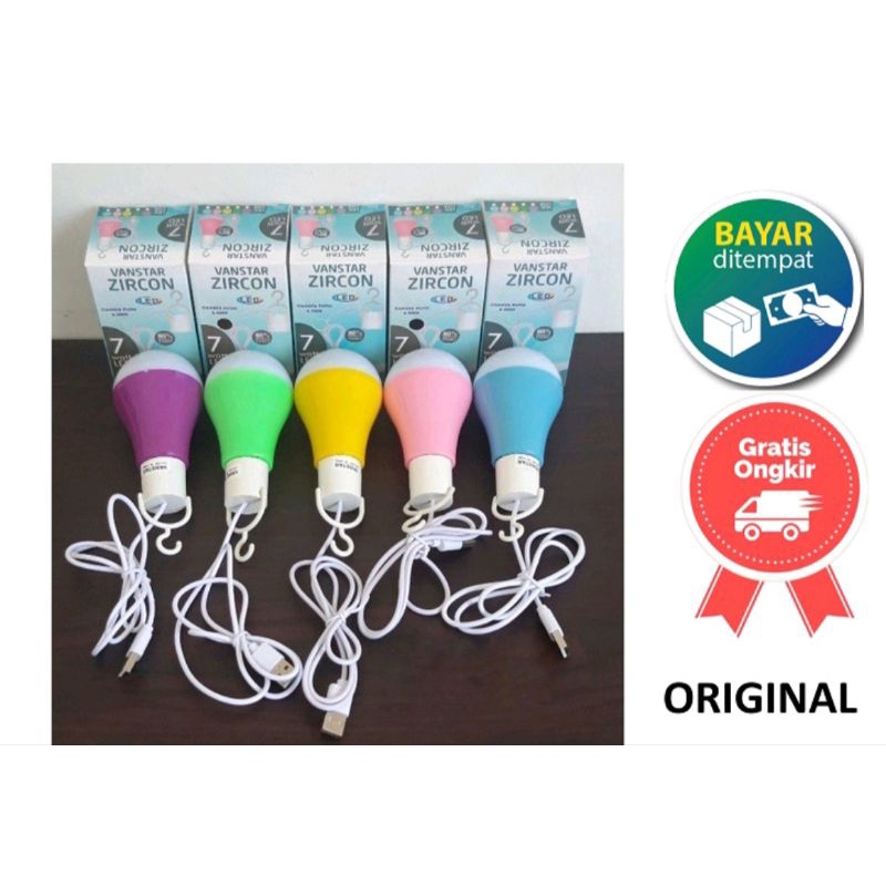 LAMPU BOHLAM USB COLOK POWE BANK