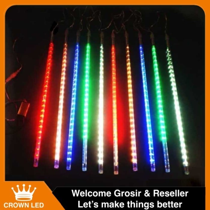 Ornament Lampu Gantung Hias Meteor Warna Warni Lampu Cafe Lampu Hias Outdoor