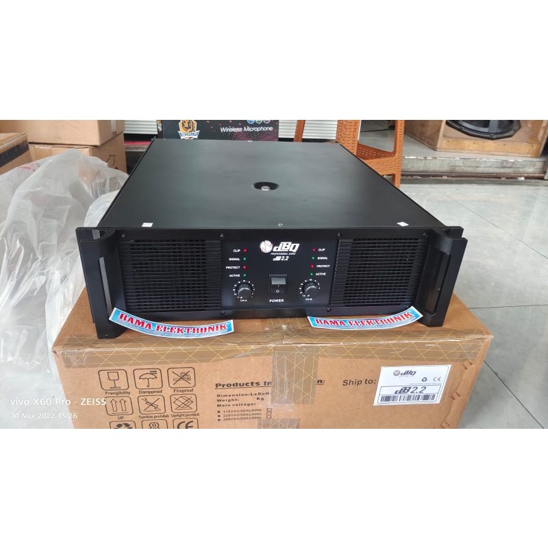 POWER AMPLIFIER DBQ DB 2.2 CLAS GB TENAGA BADAK POWER SUBWOOFER 18 INCH DBQ DB 2,2 ORIGINAL