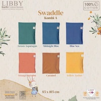 Libby Earth Colors Swaddle 85 x 105 cm / Bedong Bayi