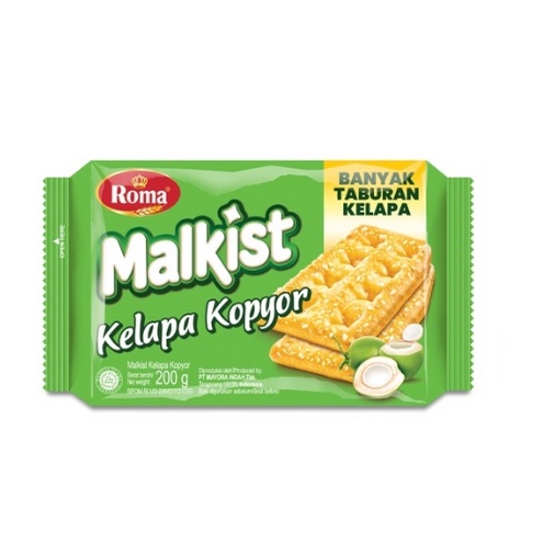 ROMA MALKIST KELAPA KOPYOR 200 g